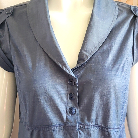 Studio Mode Button Up Shirt Dress - Picture 3 of 10